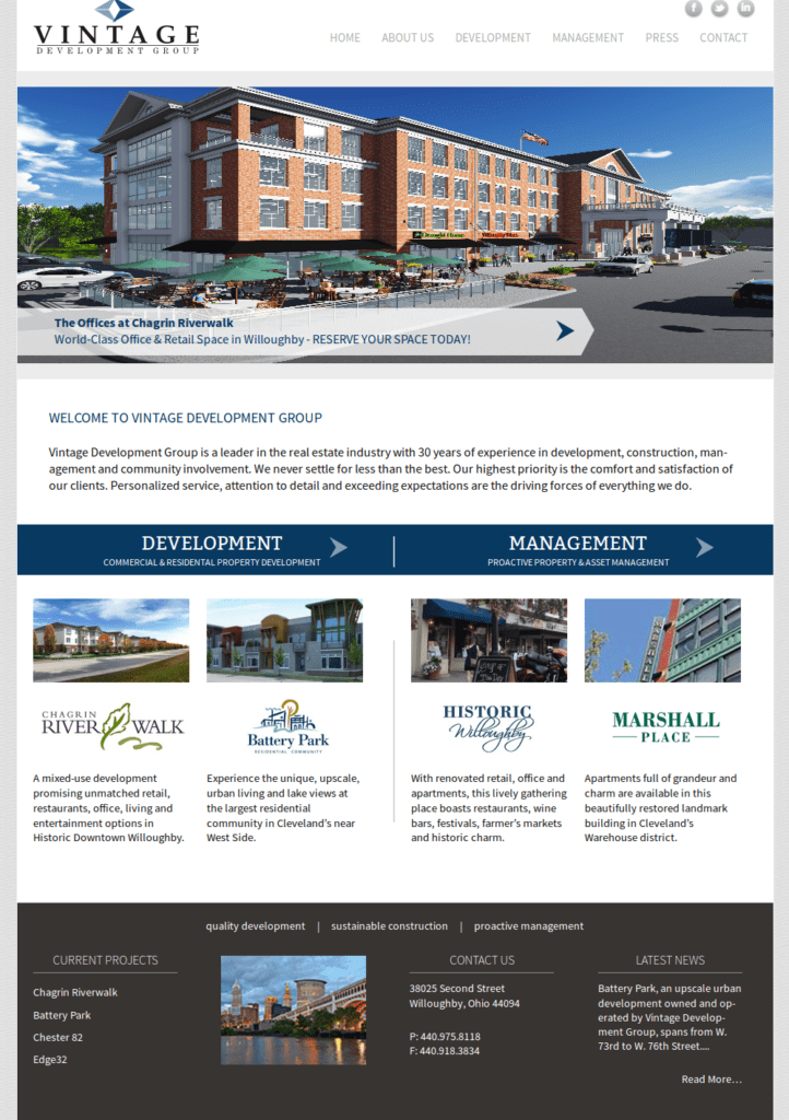 vintage-development-group-website
